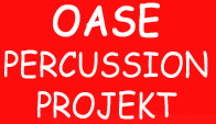 Schriftzug Oase Percussion Projekt